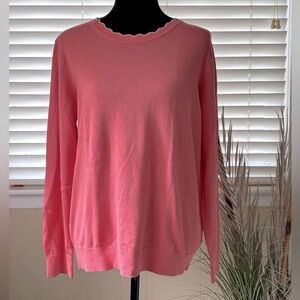 Banana Republic Coral Knit Sweater Size L